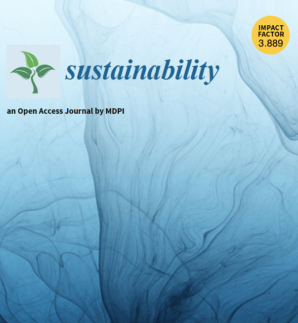 Cover of Journal Special Issue of Sustainability 